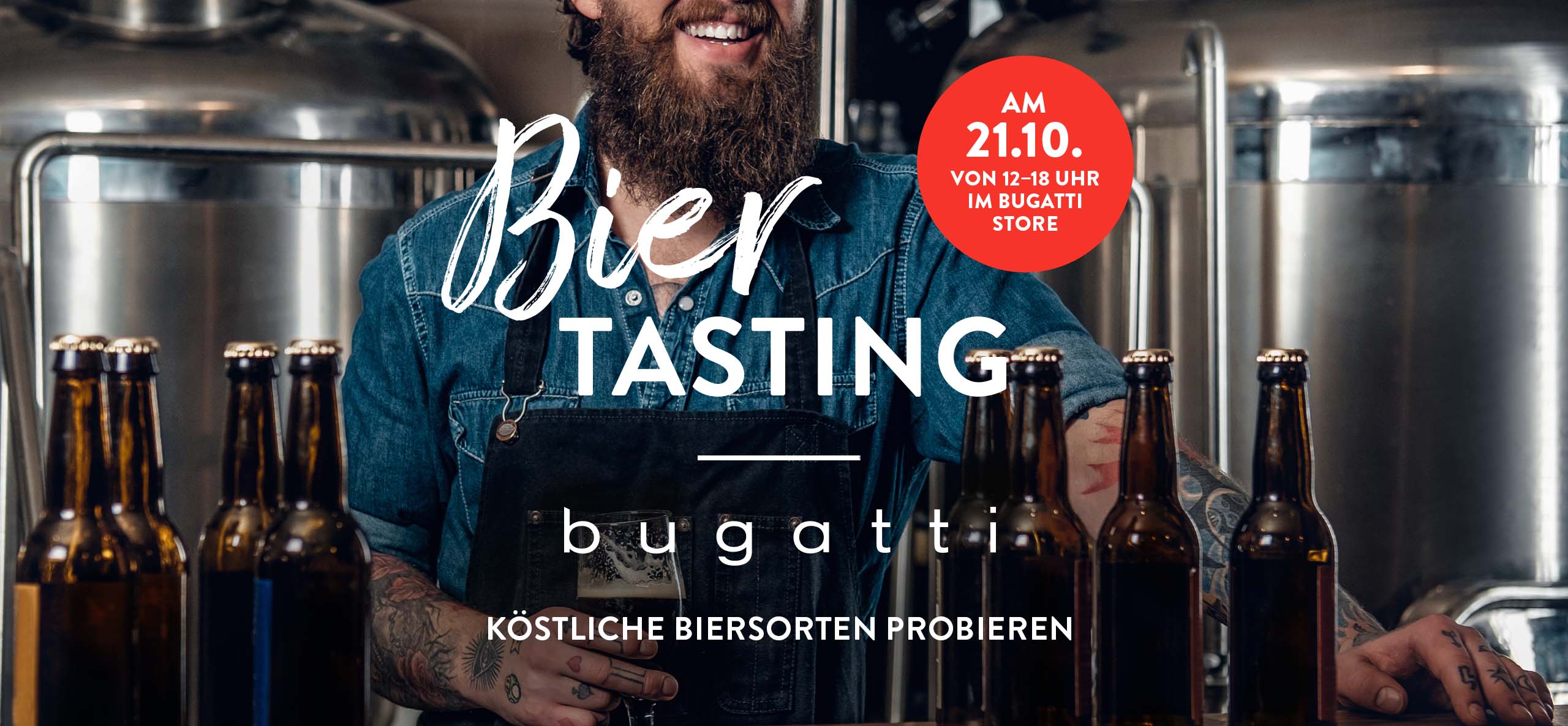 Bier Tasting bugatti - City Outlet Bad Münstereifel